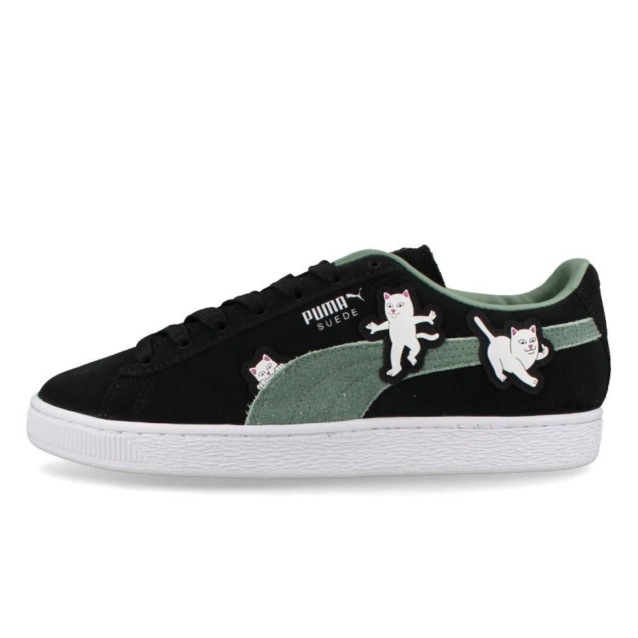PUMA SUEDE RIPNDIP プーマ スウェード リップンディップ メンズ BLACK/EUCALYPTUS ブラック 393872-01 RIPNDIP
