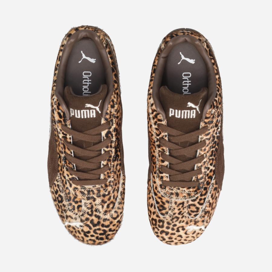 PUMA SPEEDCAT WILD WNS プーマ スピードキャット ワイルド ウィメンズ メンズ レディース CHOCOLATE/WARM WHITE マルチカラー 406690-01の画像