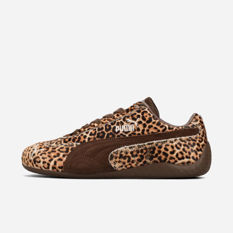 PUMA SPEEDCAT WILD WNS プーマ スピードキャット ワイルド ウィメンズ メンズ レディース CHOCOLATE/WARM WHITE マルチカラー 406690-01の画像