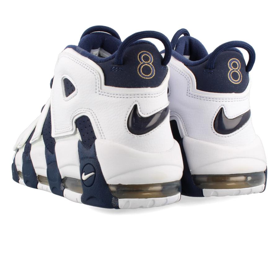 【ビッグ・スモールサイズ】 NIKE AIR MORE UPTEMPO 【OLYMPIC】 ナイキ エア モア アップ テンポ WHITE/MIDNIGHT NAVY/RED/GOLD 414962-104｜lowtex｜03