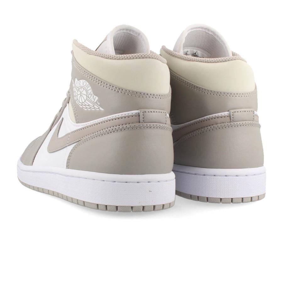 NIKE AIR JORDAN 1 MID ナイキ エア ジョーダン 1 ミッド COLLEGE GREY/LIGHT BONE/WHITE 554724-082｜lowtex｜03