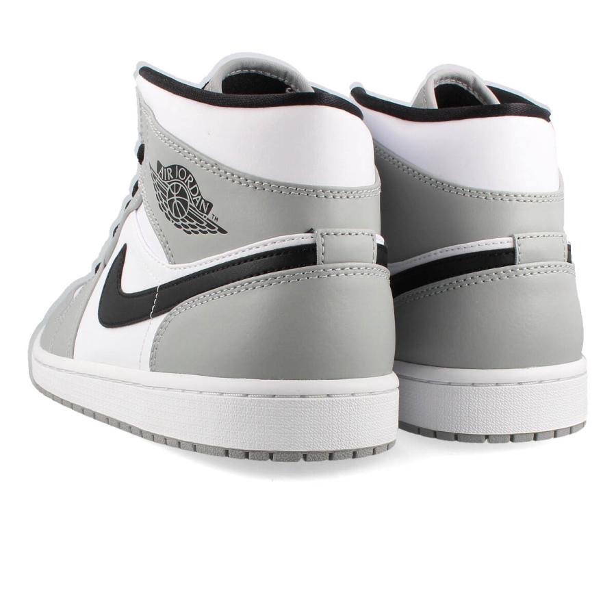 NIKE AIR JORDAN 1 MID ナイキ エア ジョーダン 1 ミッド LIGHT SMOKE GREY/BLACK/WHITE グレー ブラック ホワイト｜lowtex｜03