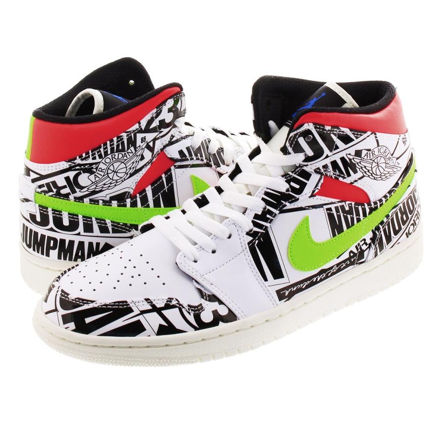 nike air jordan 1 mid all over logos