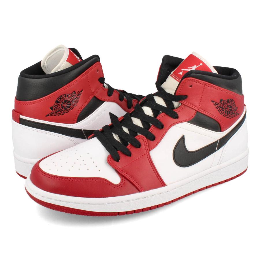 Nike air jordans white and red on sale