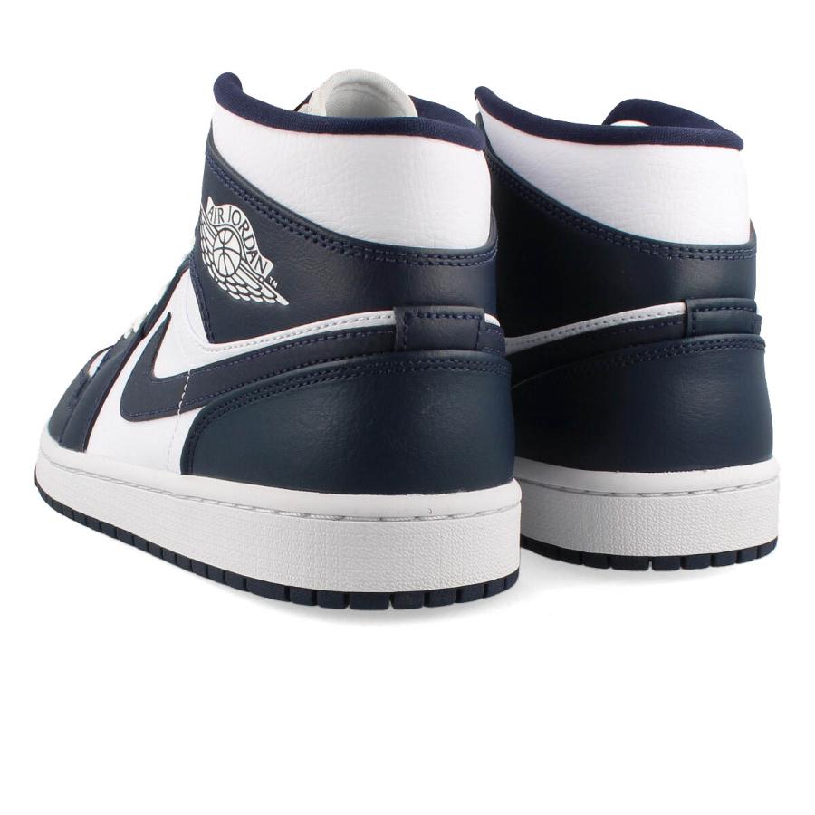 NIKE AIR JORDAN 1 MID ナイキ エア ジョーダン 1 ミッド WHITE/METALLIC GOLD/OBSIDIAN 554724-174｜lowtex｜03