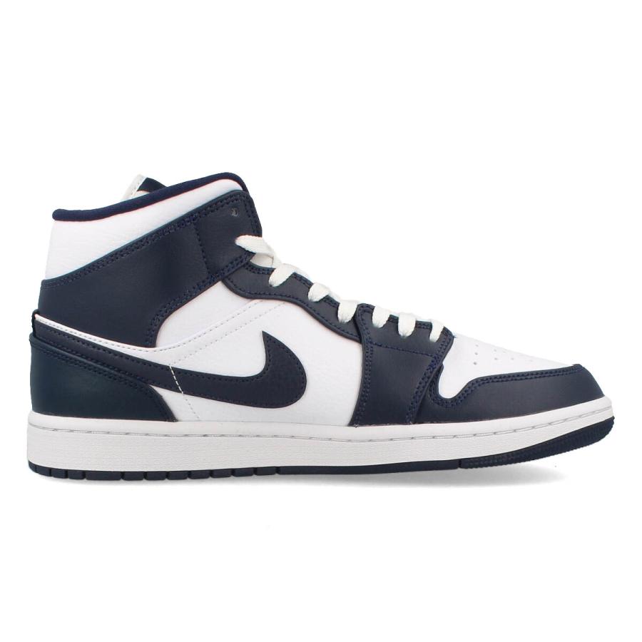 NIKE AIR JORDAN 1 MID ナイキ エア ジョーダン 1 ミッド WHITE/METALLIC GOLD/OBSIDIAN 554724-174｜lowtex｜05