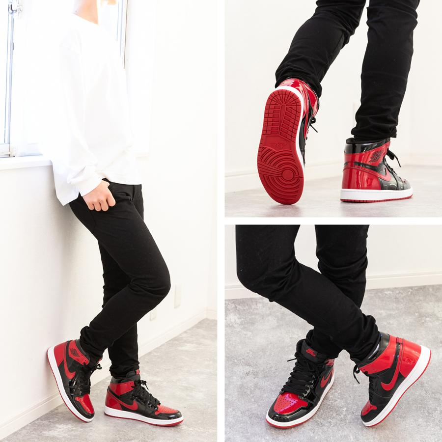 NIKE AIR JORDAN 1 RETRO HIGH OG BRED PATENT ナイキ エア