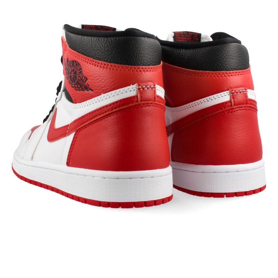 NIKE AIR JORDAN 1 RETRO HIGH OG 【HERITAGE】 ナイキ エア ジョーダン 1 レトロ ハイ OG WHITE/UNIVERSITY RED/BLACK 555088-161｜lowtex｜03