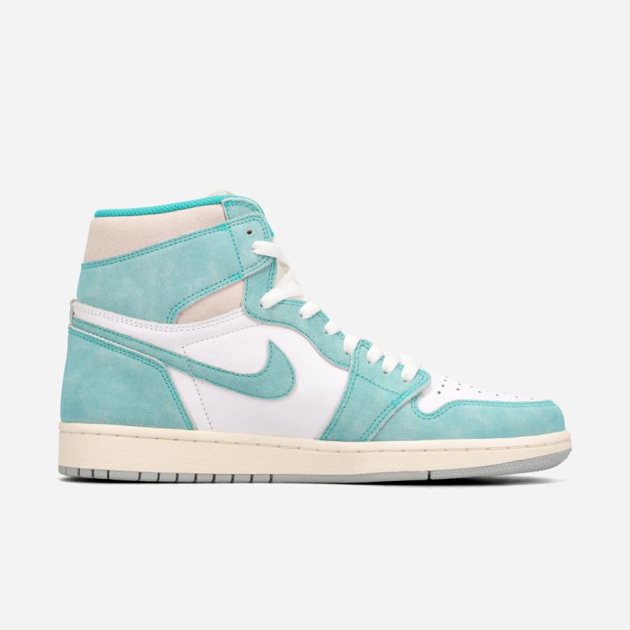 NIKE AIR JORDAN 1 RETRO HIGH OG ナイキ エア ジョーダン 1 レトロ ハイ OG メンズ TURBO GREEN/WHITE/LIGHT SMOKE GREY/SAIL ブルー 555088-311の画像