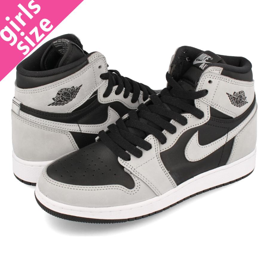 NIKE AIR JORDAN 1 RETRO HIGH OG GS 【SHADOW 2.0】 ナイキ エア ジョーダン 1 レトロ ハイ OG GS BLACK/LIGHT SMOKE GREY/WHITE 575441-035｜lowtex