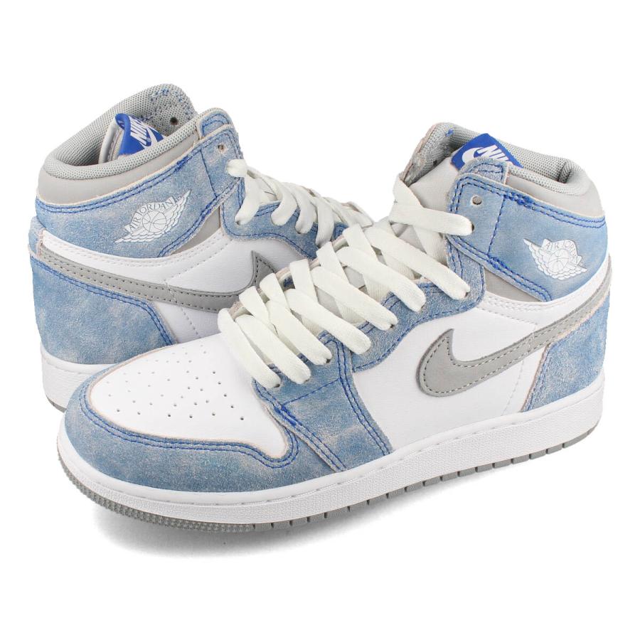 NIKE AIR JORDAN 1 RETRO HIGH OG GS ナイキ エア ジョーダン 1 レトロ ハイ OG GS HYPER  ROYAL/WHITE/LIGHT SMOKE GREY 575441-402 : 575441-402 : LOWTEX - 通販 -  Yahoo!ショッピング