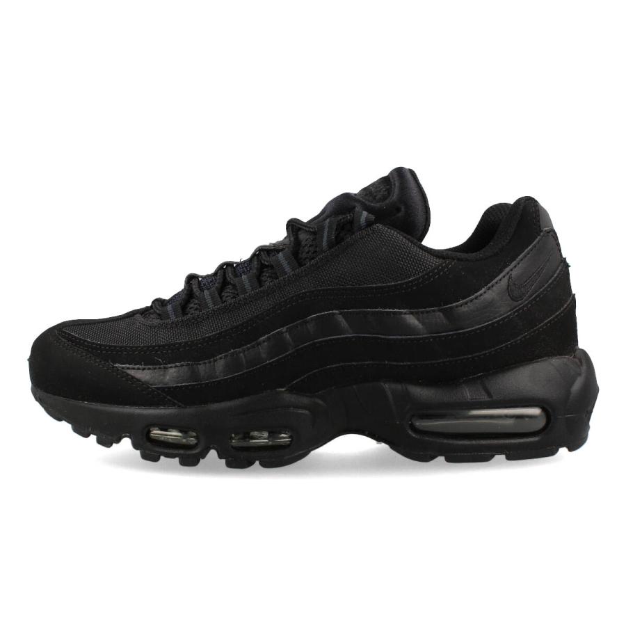 スニーカー メンズ ナイキ エア マックス 95 NIKE AIR MAX 95 TRIPLE BLACK BLACK ブラック 黒 609048-092｜lowtex｜04