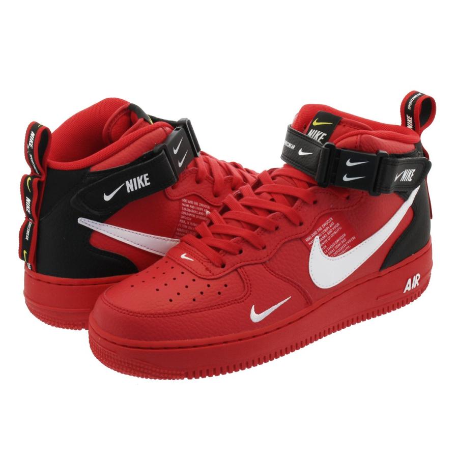 air force 1 utility mid red