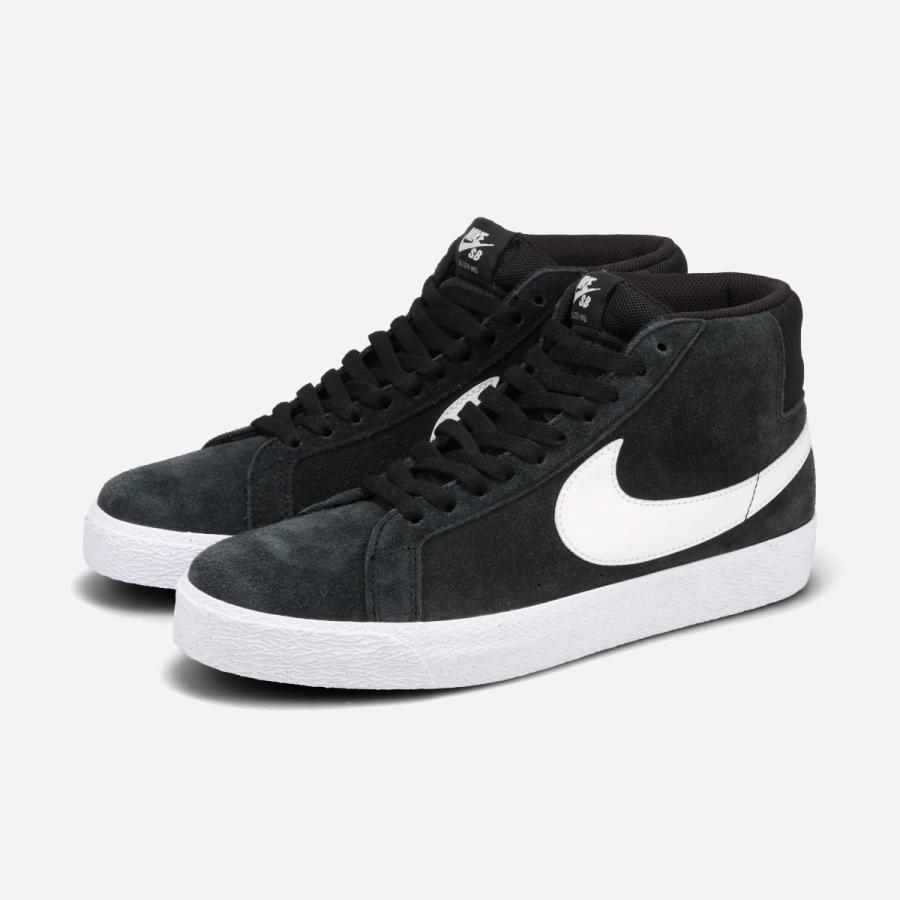 NIKE SB BLAZER ZOOM MID ナイキ SB ブレザー ズーム ミッド BLACK/WHITE/WHITE/WHITE｜lowtex