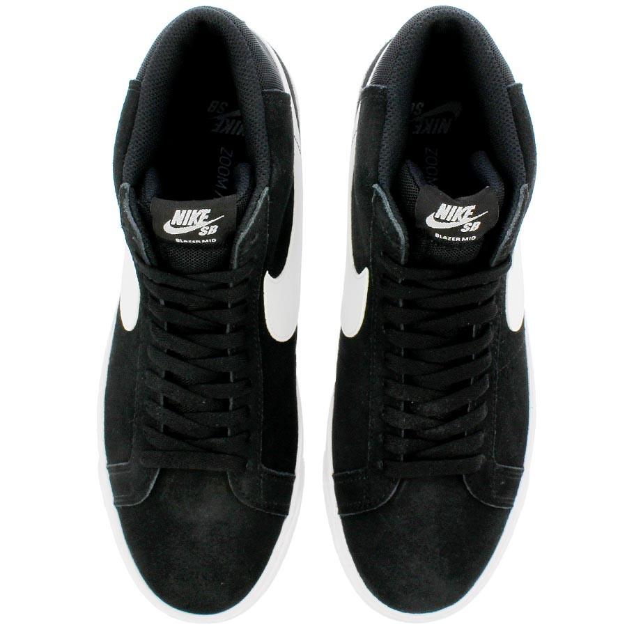 NIKE SB BLAZER ZOOM MID ナイキ SB ブレザー ズーム ミッド BLACK/WHITE/WHITE/WHITE｜lowtex｜02