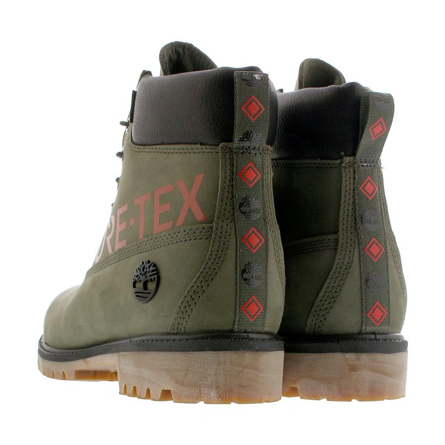 orange and green timberlands