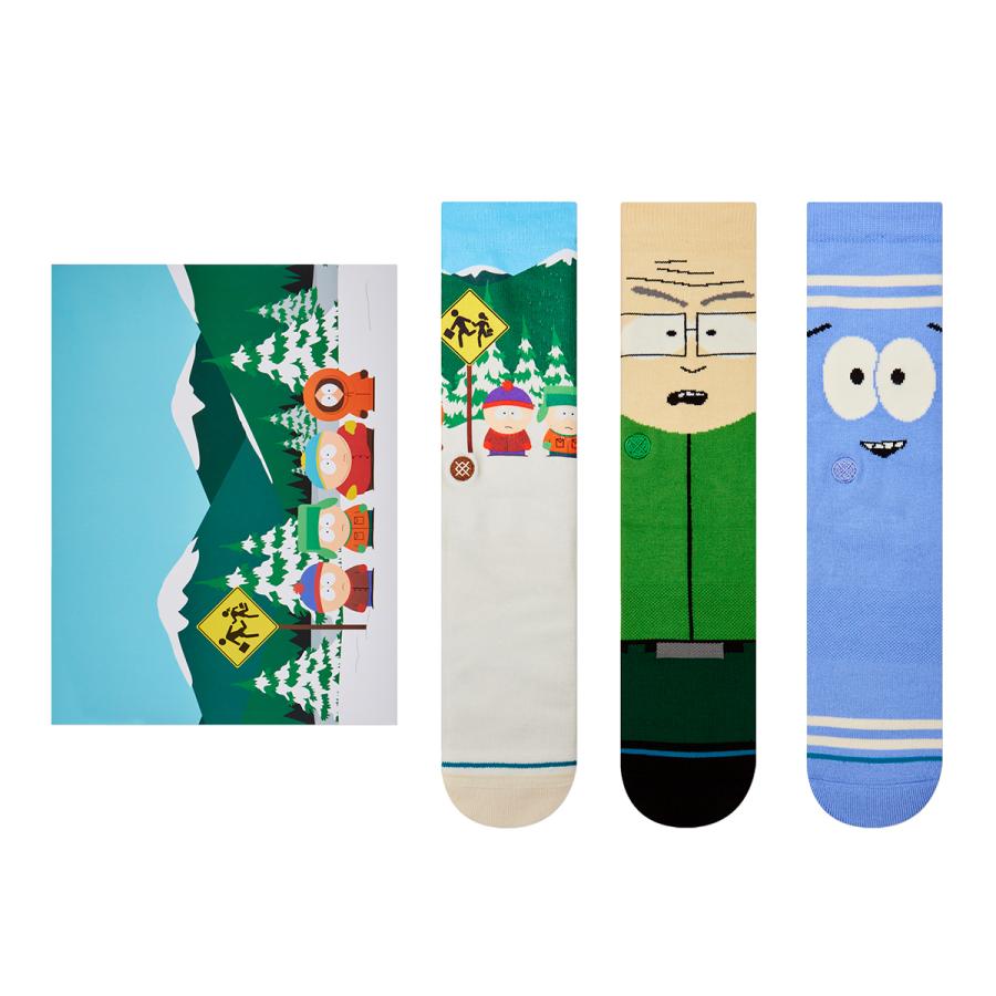 STANCE SOCKS SOUTH PARK BOX SET スタンス ソックス サウス パーク ボックスセット メンズ 靴下 MULTI