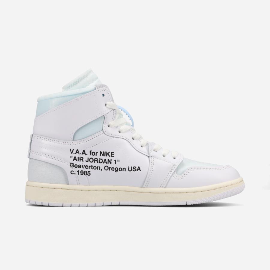 NIKE AIR JORDAN 1 RETRO HIGH OG SP × V.A.A. -ALASKA- ナイキ エア ジョーダン 1 レトロ ハイ OG SP -アラスカ- メンズ WHITE/WHITE ホワイト AA3834-100の画像