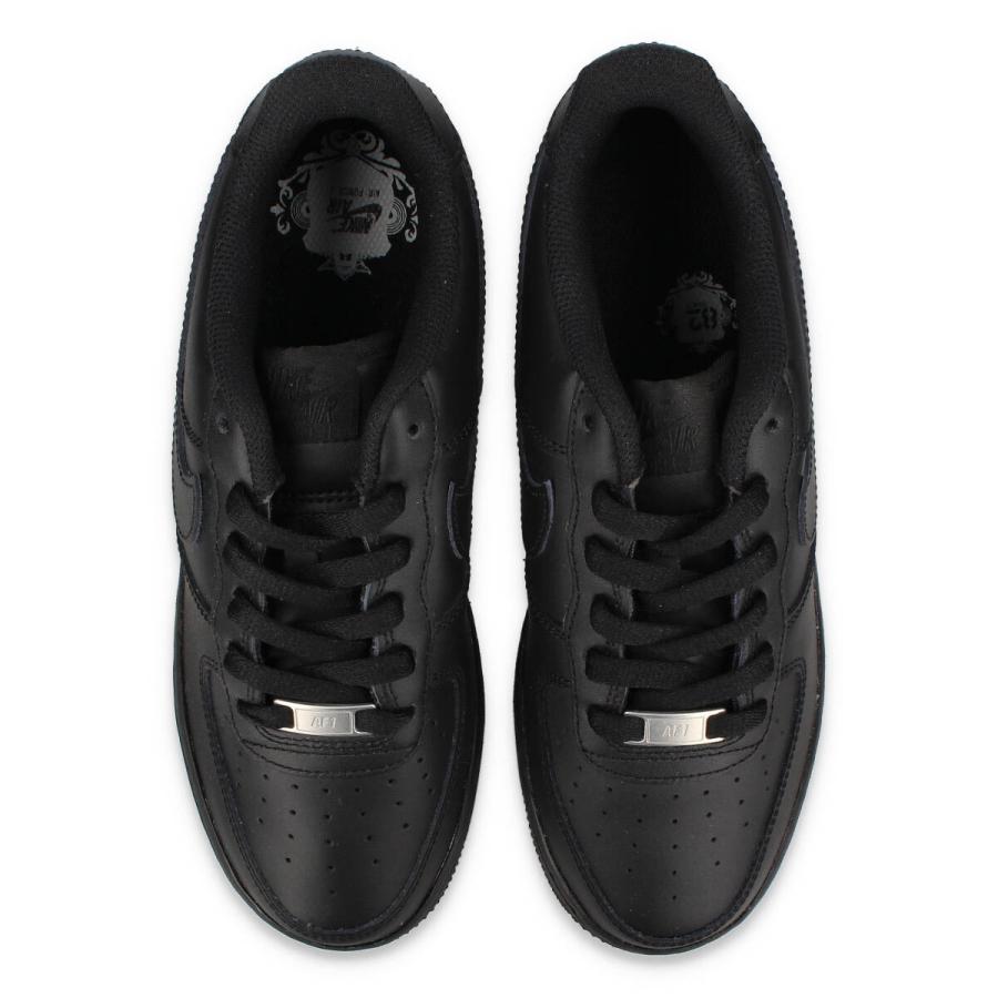 エア フォース 1 NIKE AIR FORCE LE GS ナイキ レディース BLACK/BLACK