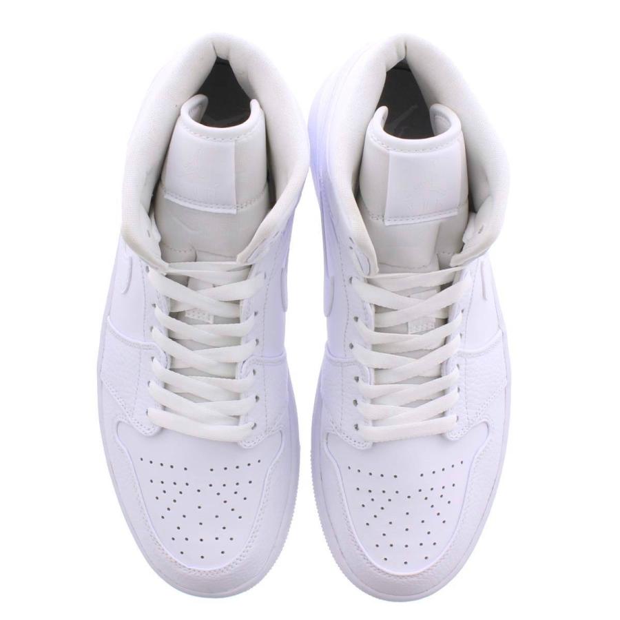 スニーカー メンズ ナイキ エア ジョーダン 1 ミッド Nike Air Jordan 1 Mid White White 110 Lowtex 通販 Paypayモール