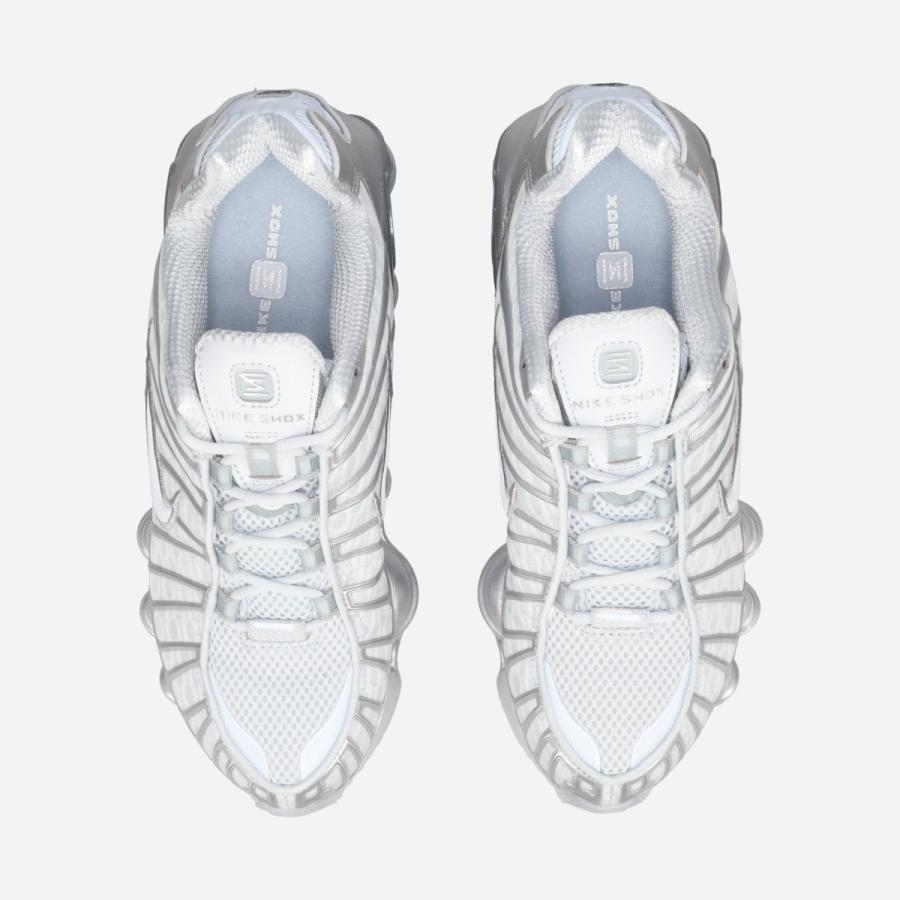 靴 W NIKE SHOX TL AR3566-003 W US6 / 23cm Nike Shox TL 'Chrome' White Pure Platinum AR3566-003 Women's