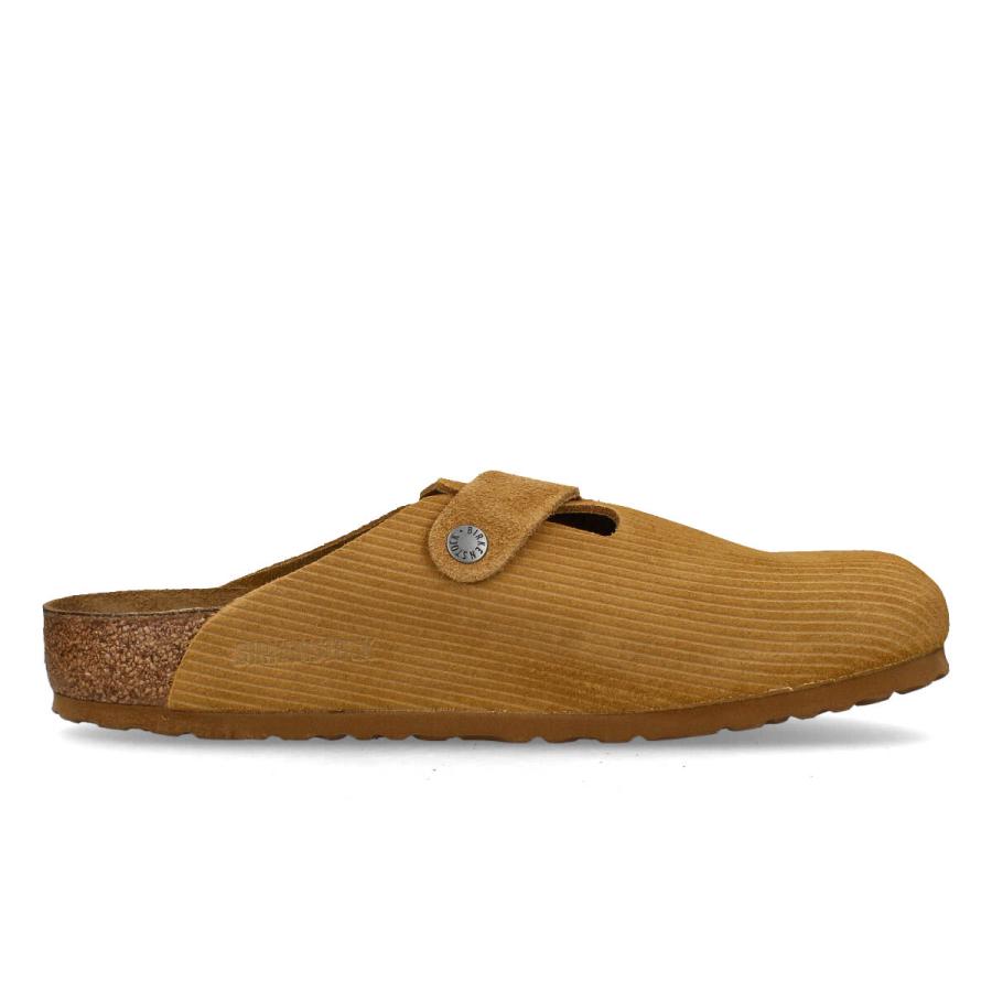 BIRKENSTOCK BOSTON VL 【REGULAR】 ビルケンシュトック ボストン スエード エンボス レギュラー幅 普通幅 メンズ CORDUROY CORK BROWN ブラウン bks-1025647｜lowtex｜05