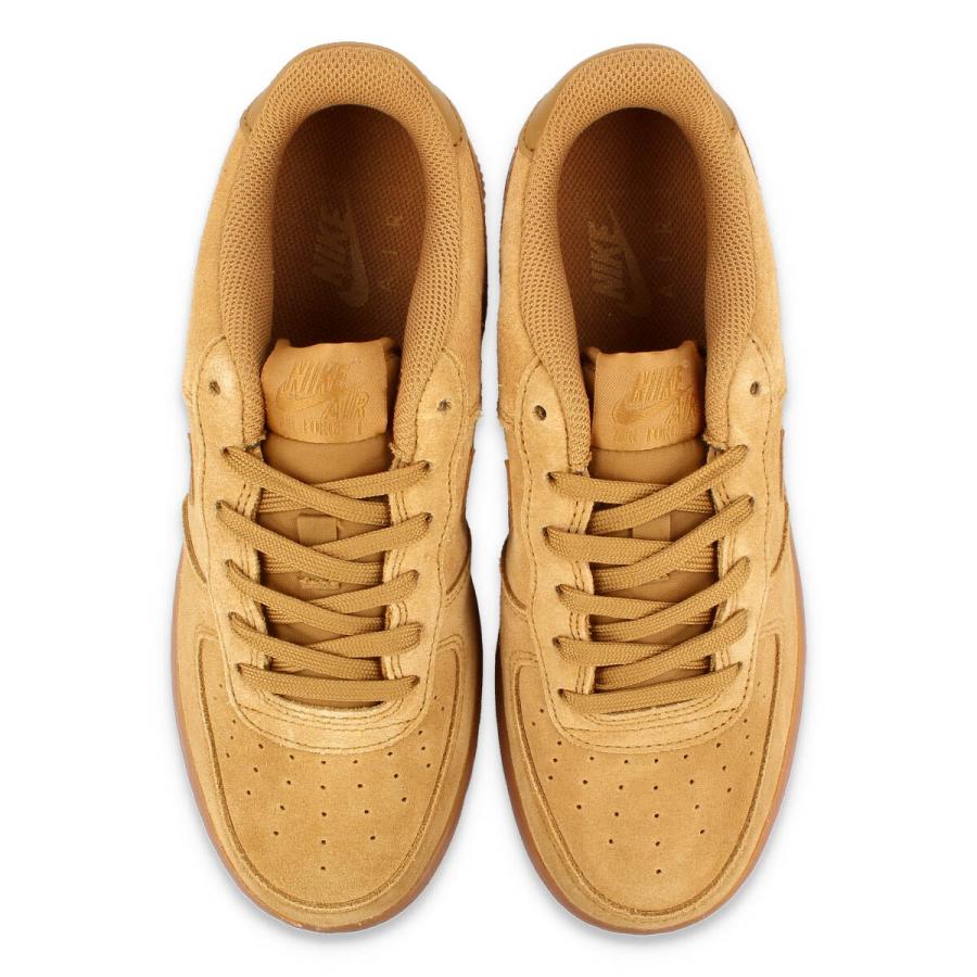 NIKE AIR FORCE 1 LV8 3 GS ナイキ エア フォース 1 LV8 3 GS WHEAT/WHEAT/GUM LIGHT BROWN bq5485-700｜lowtex｜02