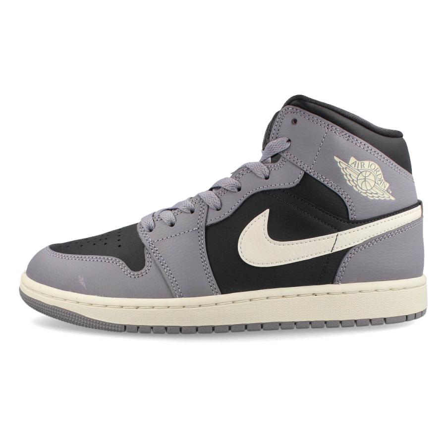 NIKE WMNS AIR JORDAN 1 MID ナイキ ウィメンズ エア ジョーダン 1 ミッド メンズ ミドルカット CEMENT GREY/SAIL/ANTHRACITE グレー BQ6472-022｜lowtex｜04