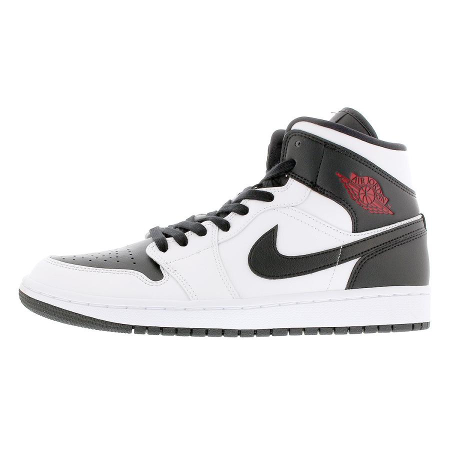 air jordan 1 mid red and black