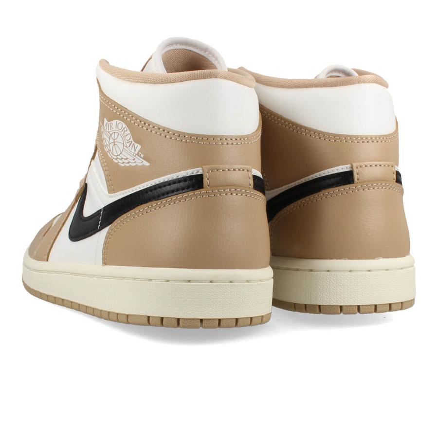 NIKE WMNS AIR JORDAN 1 MID ナイキ ウィメンズ エア ジョーダン 1 ミッド レディース SAIL/BLACK/DESERT ブラウン BQ6472-103｜lowtex｜03