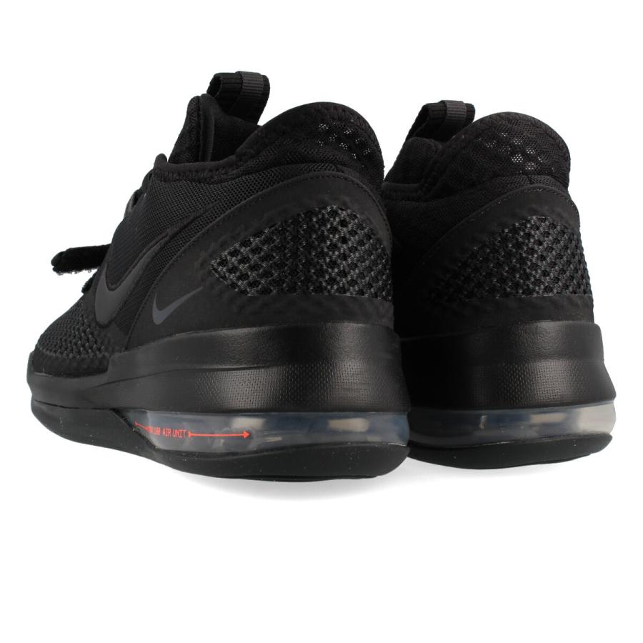 NIKE AIR FORCE MAX LOW ナイキ エア フォース マックス ロー BLACK/HYPER CRIMSON/ANTHRACITE bv0651-003｜lowtex｜03