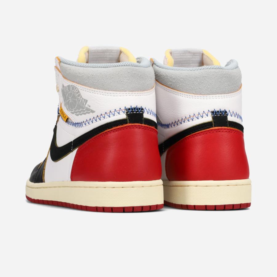 NIKE AIR JORDAN 1 RETRO HIGH NRG × UNION ナイキ エア ジョーダン 1 レトロ ハイ NRG × ユニオン WHITE/BLACK/VARSITY RED/WOLF GREY ホワイト BV1300-106の画像