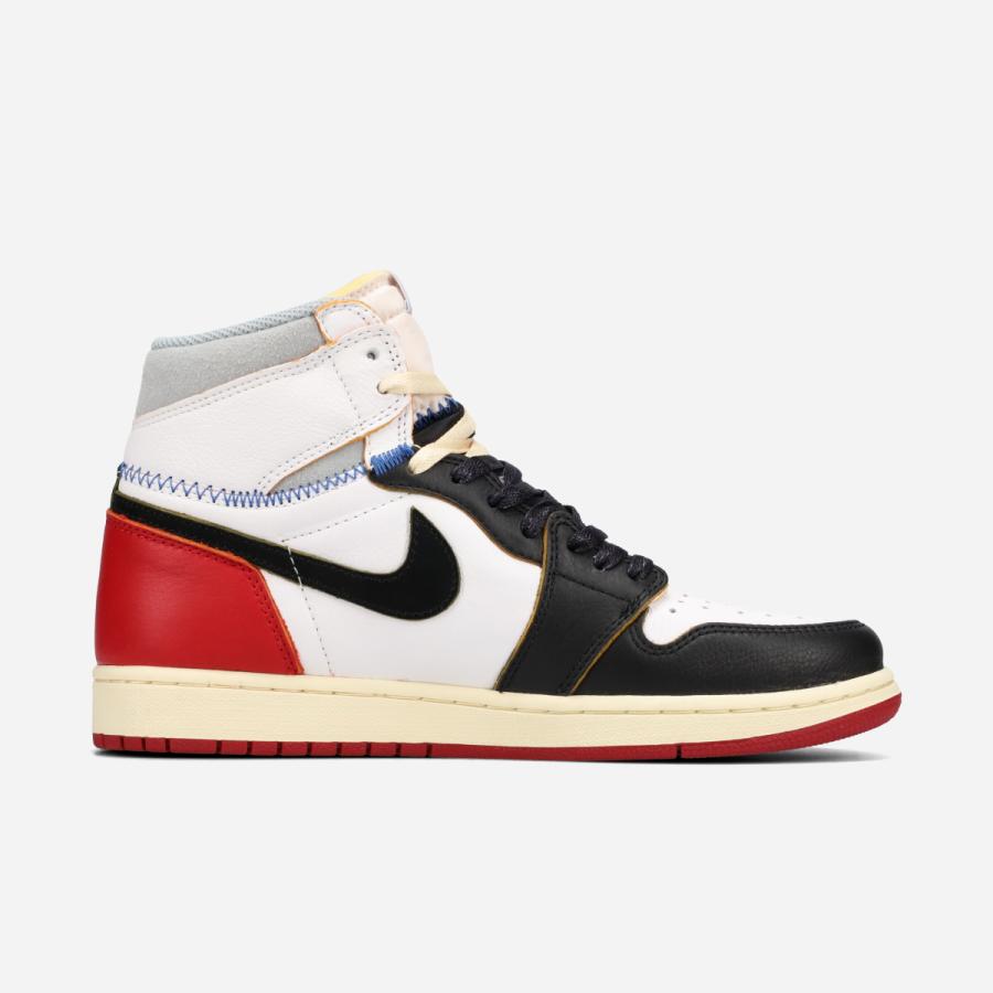 NIKE AIR JORDAN 1 RETRO HIGH NRG × UNION ナイキ エア ジョーダン 1 レトロ ハイ NRG × ユニオン WHITE/BLACK/VARSITY RED/WOLF GREY ホワイト BV1300-106の画像