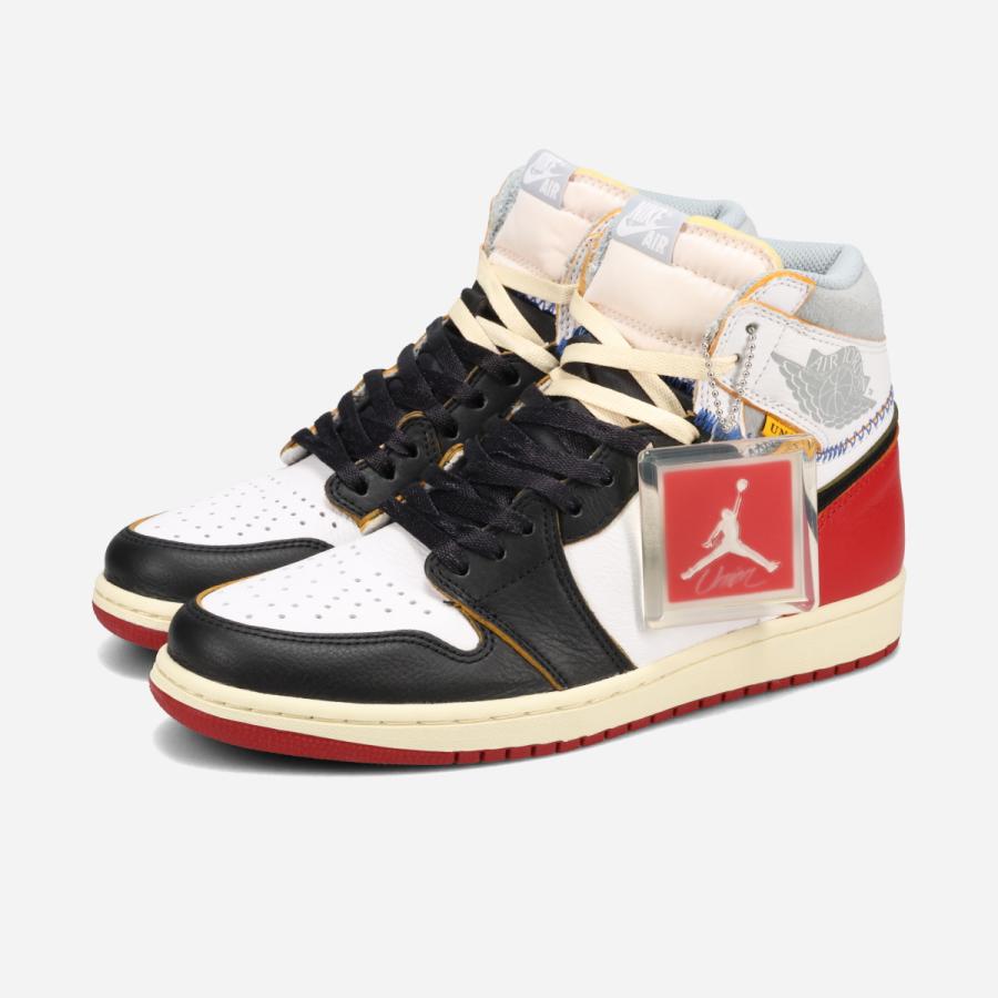NIKE AIR JORDAN 1 RETRO HIGH NRG × UNION ナイキ エア ジョーダン 1 レトロ ハイ NRG × ユニオン WHITE/BLACK/VARSITY RED/WOLF GREY ホワイト BV1300-106の画像