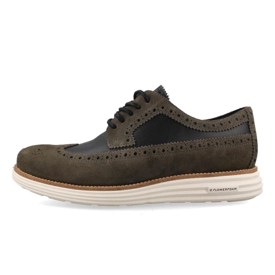 COLE HAAN ORIGINALGRAND REMASTERED LONGWING コールハーン オリジナルグランド リマスタード ロングウィング メンズ SILENT STORM/BLACK/IVORY c37473｜lowtex｜04