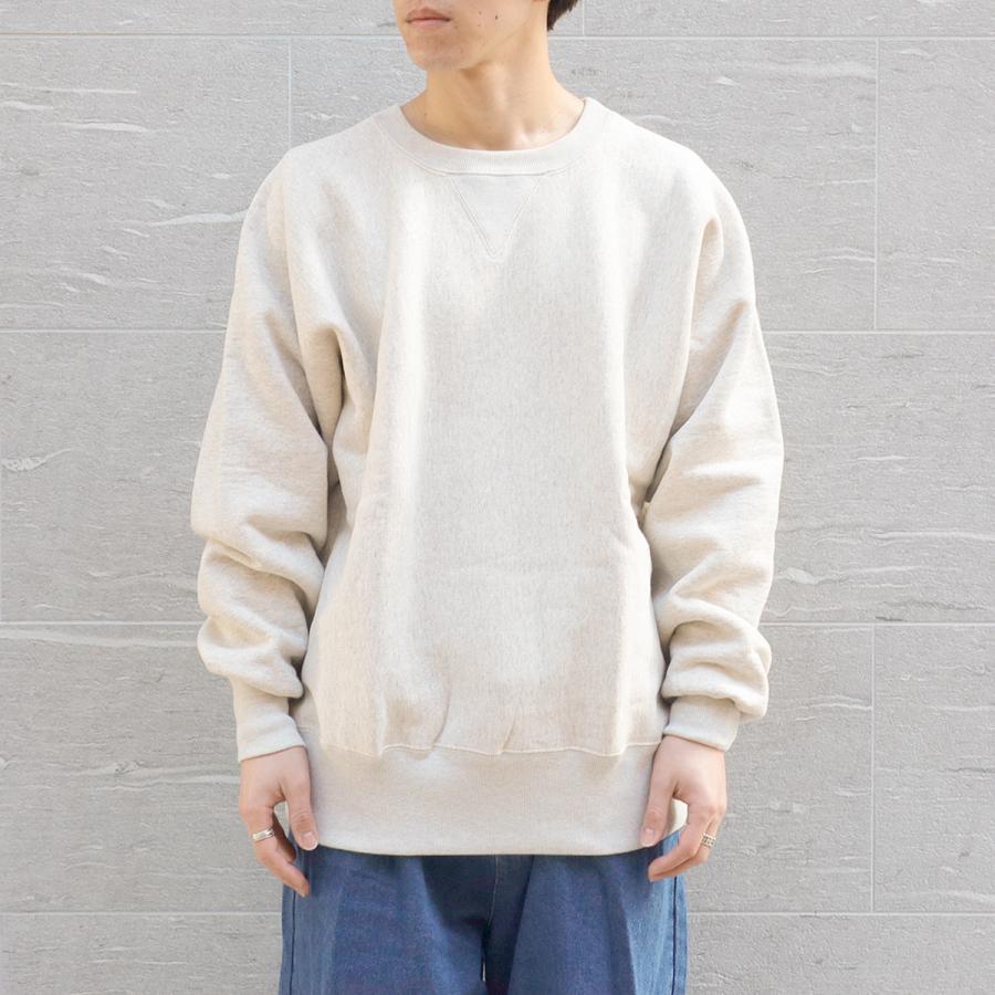 CHAMPION REVERSE WEAVE 1ST PATENT MODEL CREW NECK SWEAT チャンピオン クルーネック スウェットシャツ メンズ レディース GRAY グレー C3Q041-040｜lowtex｜08