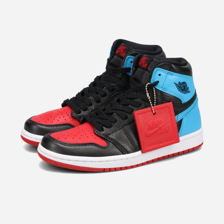 NIKE WMNS AIR JORDAN 1 HIGH OG 【UNC TO CHICAGO】 ナイキ ウィメンズ エア ジョーダン 1 ハイ OG  BLACK/DK POWDER BLUE/GYM RED cd0461-046 : cd0461-046-l : LOWTEX - 通販 -