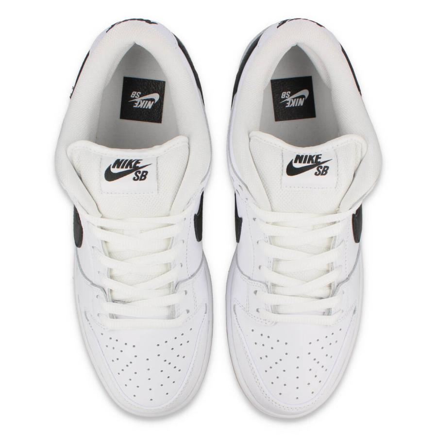 NIKE SB DUNK LOW PRO ナイキ SB ダンク ロー プロ メンズ ローカット WHITE/BLACK/WHITE/GUM LIGHT BROWN ホワイト ブラック ガム 白 黒 cd2563-101｜lowtex｜02