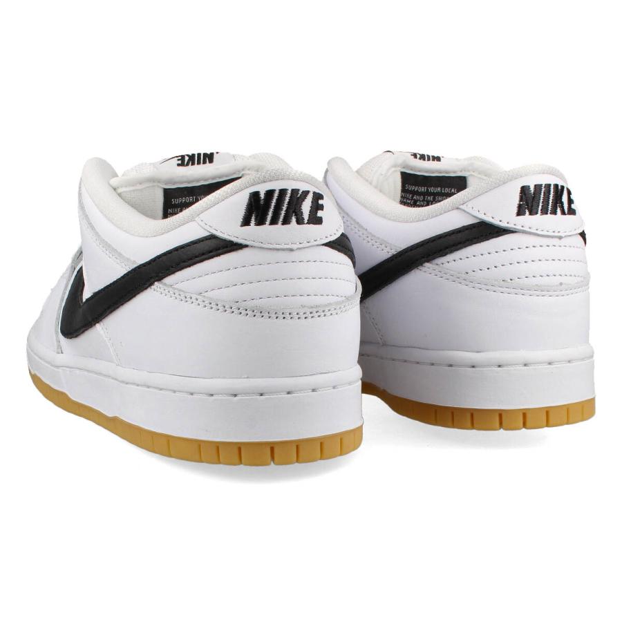 NIKE SB DUNK LOW PRO ナイキ SB ダンク ロー プロ メンズ ローカット WHITE/BLACK/WHITE/GUM LIGHT BROWN ホワイト ブラック ガム 白 黒 cd2563-101｜lowtex｜03