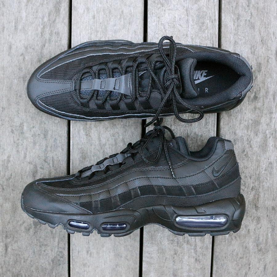 NIKE AIR MAX 95 ESSENTIAL ナイキ エア マックス 95 エッセンシャル BLACK/BLACK/DARK GREY メンズ ブラック 定番モデル CI3705-001｜lowtex｜11