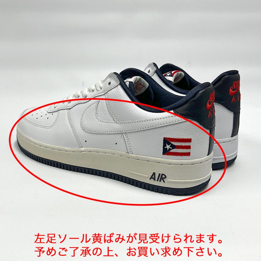 【アウトレット】 NIKE AIR FORCE 1 LOW RETRO PR QS ナイキ エア フォース 1 ロー メンズ レディース WHITE/WHITE/OBSIDIAN/RED ホワイト CJ1386-100-OL｜lowtex｜04