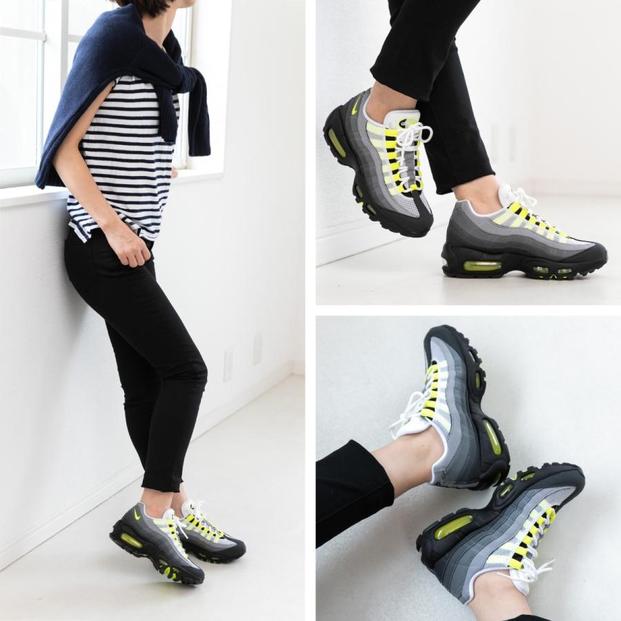 ナイキ エア マックス 95 NIKE AIR MAX 95 OG BLACK/NEON YELLOW/LIGHT GRAPHITE 2020年復刻モデル｜lowtex｜11