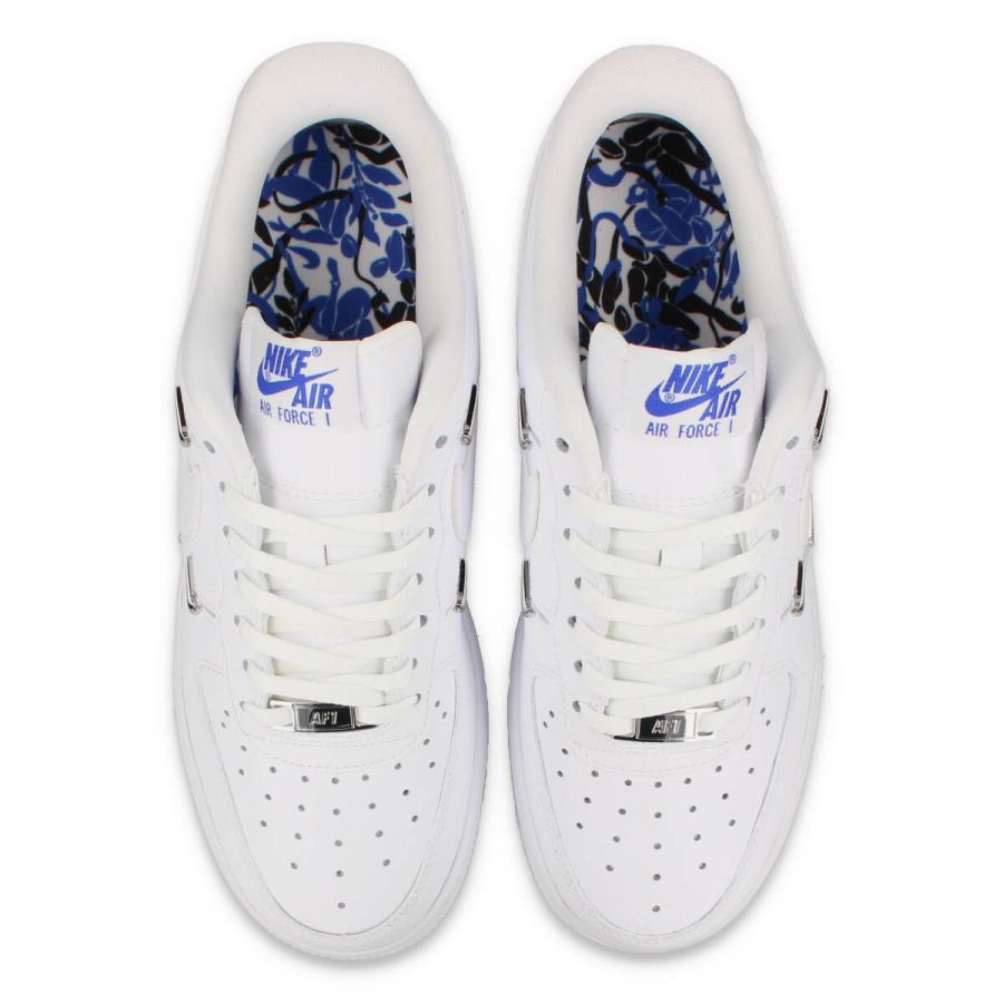 NIKE WMNS AIR FORCE 1 '07 LX ナイキ ウィメンズ エアフォース 1 07 LX メンズ WHITE/WHITE/HYPER ROYAL/BLACK ホワイト ct1990-100｜lowtex｜02