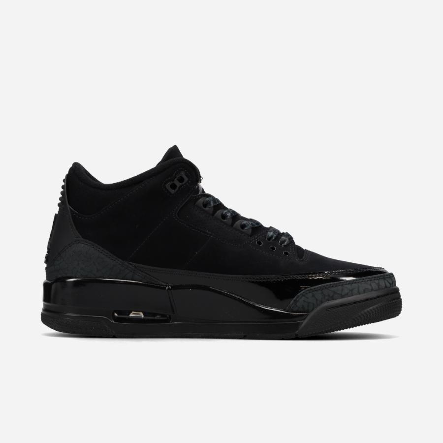NIKE AIR JORDAN 3 RETRO 【BLACK CAT】 ナイキ エア ジョーダン 3 レトロ 【ブラック キャット】 メンズ BLACK/DARK CHARCOAL/BLACK ブラック CT8532-001の画像