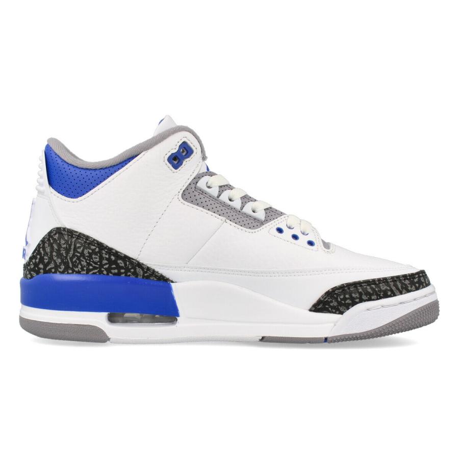 NIKE AIR JORDAN 3 RETRO ナイキ エア ジョーダン 3 レトロ WHITE/BLACK/CEMENT GREY/RACER BLUE ct8532-145｜lowtex｜05