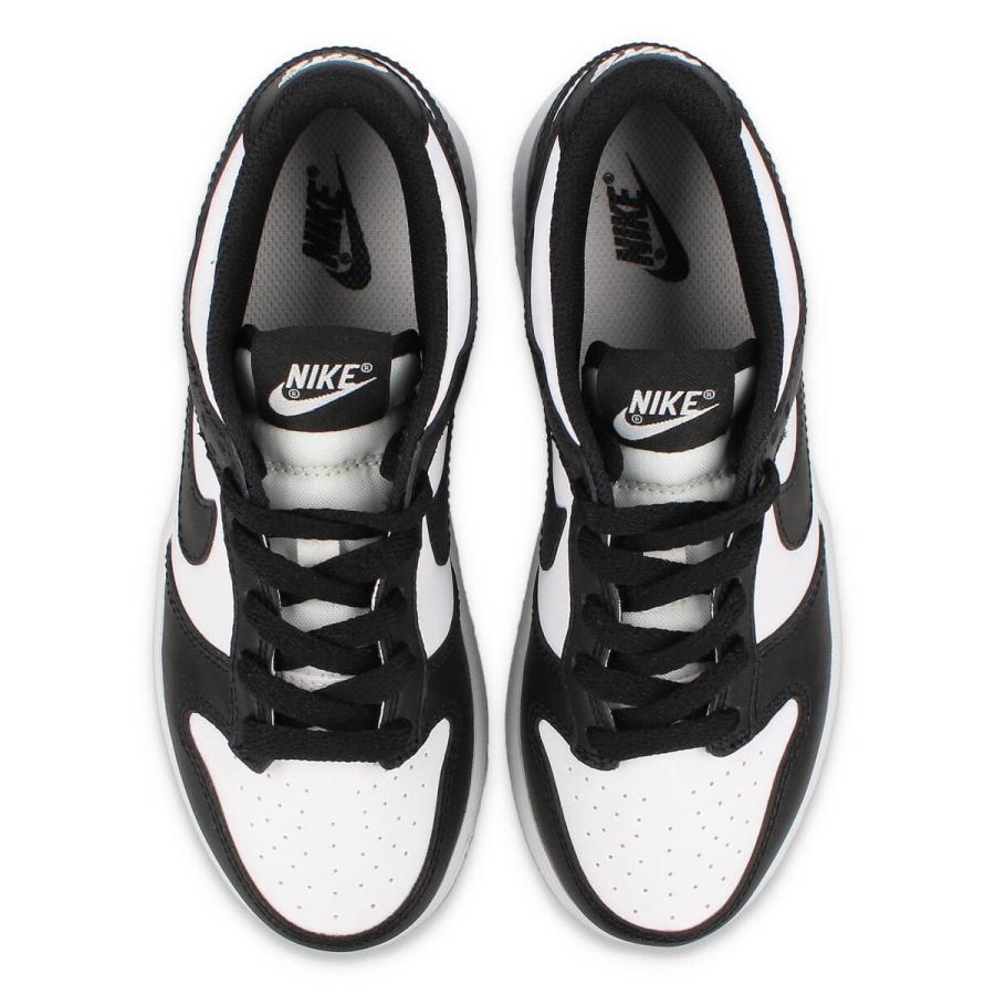 NIKE DUNK LOW PS ナイキ ダンク ロー PS キッズ WHITE/BLACK/WHITE ホワイト ブラック 白 黒｜lowtex｜02