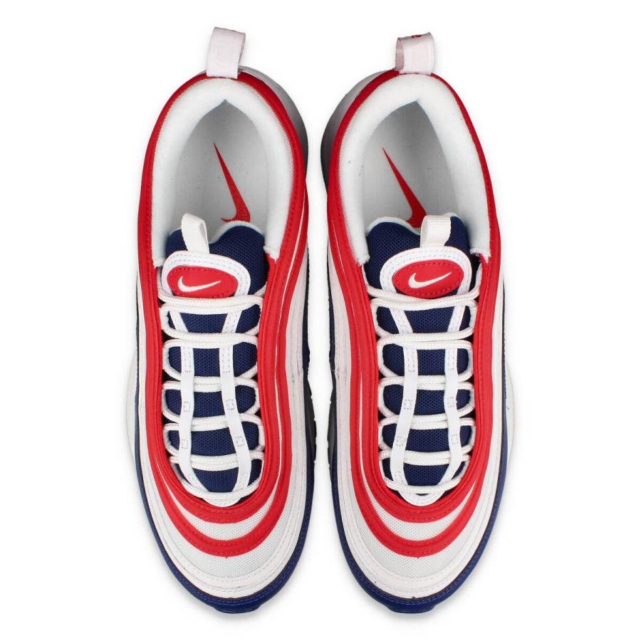 NIKE AIR MAX 97 ナイキ エア マックス 97 海外限定 日本未発売モデル メンズ WHITE/UNIVERSITY RED ホワイト CW5584-100｜lowtex｜02