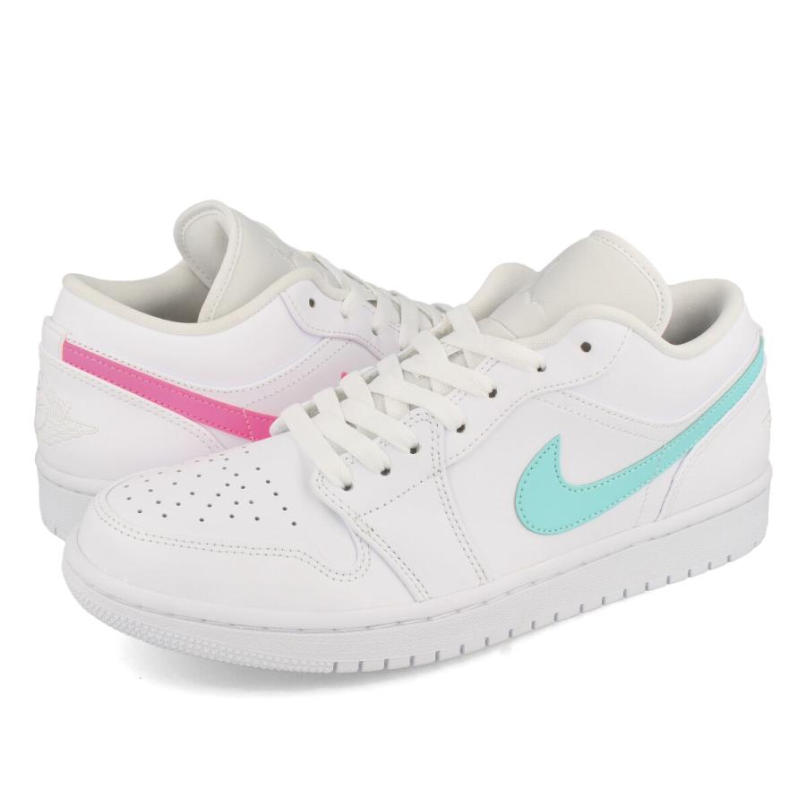 NIKE AIR JORDAN LOW ナイキ エア ジョーダン ロー WHITE/MULTI COLOR/LIGHT AQUA cw7033-100 :cw7033-100:LOWTEX 通販 ナイキ NIKE 黒色 ブラック アクア