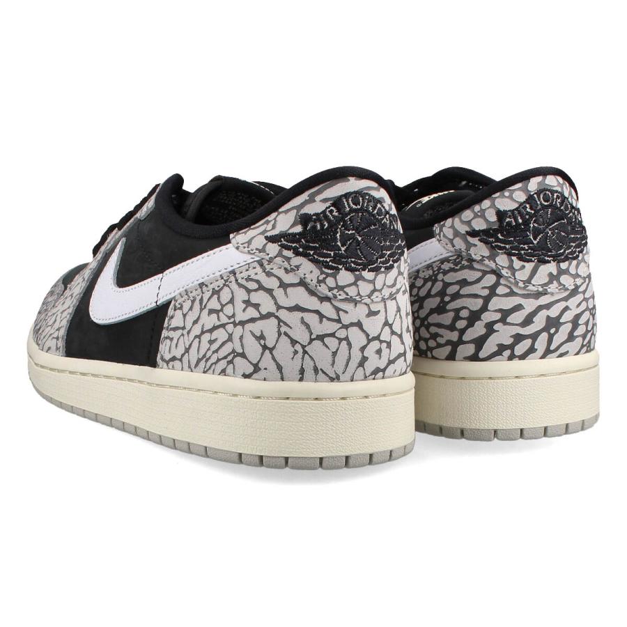 NIKE AIR JORDAN 1 RETRO LOW OG 【BLACK CEMENT】 ナイキ エア ジョーダン 1 レトロ ロー OG メンズ BLACK/MUSLIN/TECH GREY/WHITE ブラック cz0790-001｜lowtex｜03