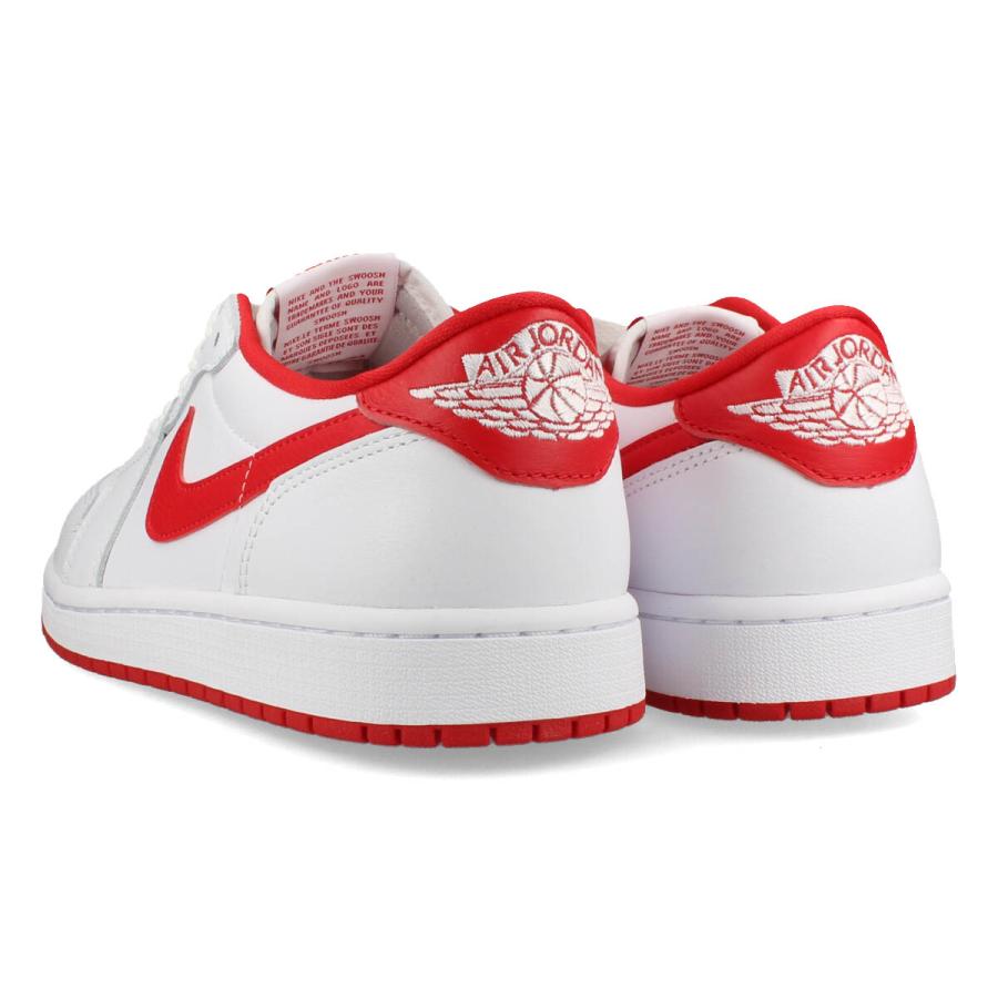 NIKE AIR JORDAN 1 RETRO LOW OG ナイキ エア ジョーダン 1 レトロ ロー OG メンズ WHITE/UNIVERSITY RED/WHITE ホワイト cz0790-161｜lowtex｜03